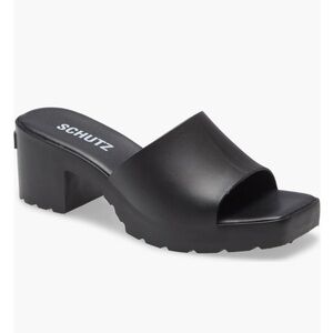 SCHUTZ Mizzy Block Heel Sandals Size 8 New